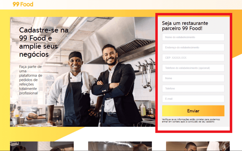 99 food como funciona - SAIPOS - sistema para restaurante