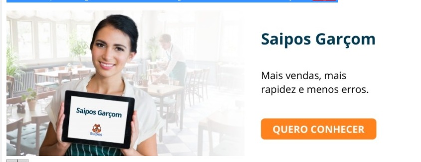 Saipos Garçom: tenha comanda digital em seu restaurante