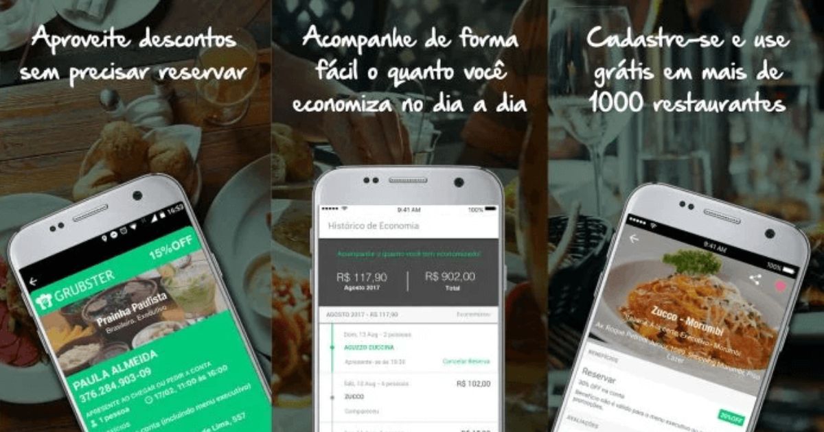 Grubster - 5 aplicativos para Reserva em Restaurantes no Brasil - Saipos Sistema para Restaurantes