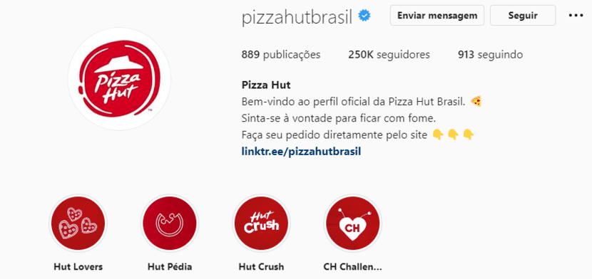 Ferramenta de destaques para instagram restaurante