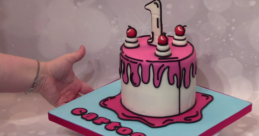 Cartoon cake: bolos que parecem desenhos 2D viralizam no TikTok, Ideias de  negócios