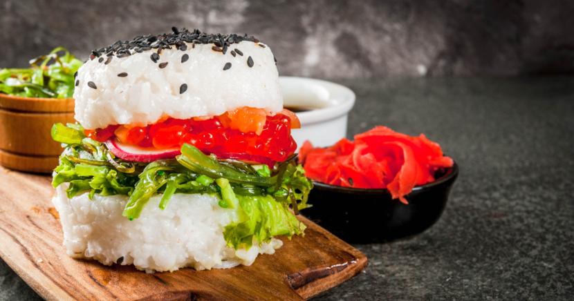 RODÍZIO JAPA COM SUSHI BURGUER E BARCA ROLANTE DE IGUARIAS 🍔🍣😍 O ro