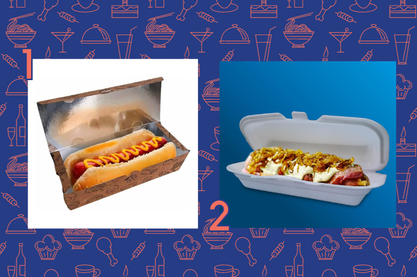 Embalagens para hot dog