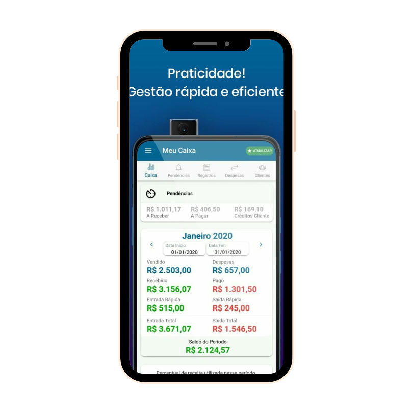 Meu caixa app de controle de vendas