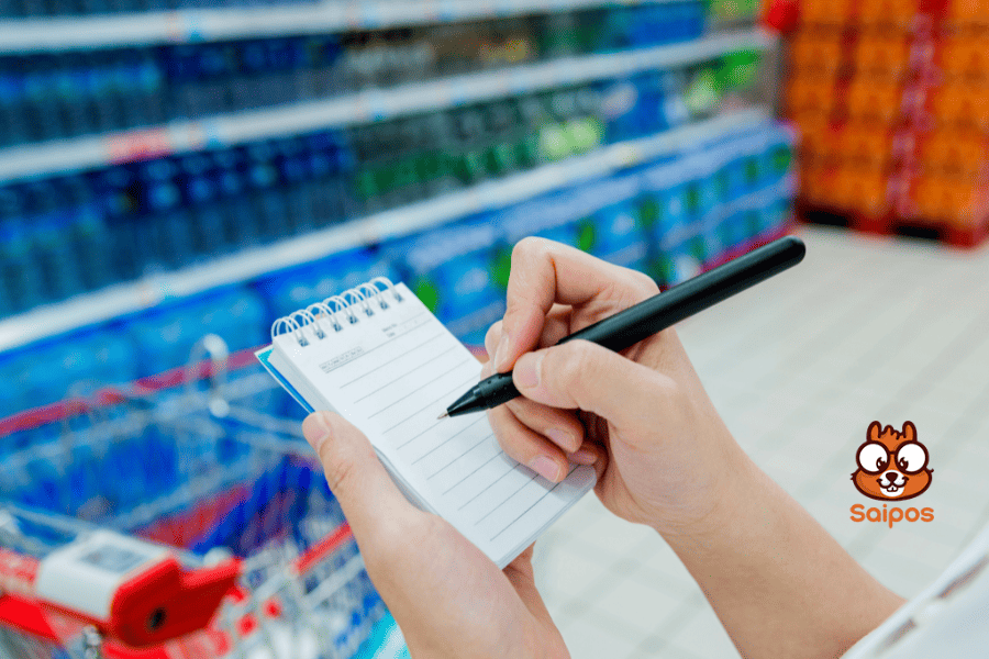 Lista de compras para um bar!