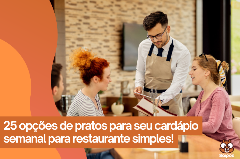 Cardápio semanal para restaurante simples