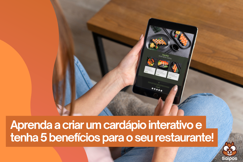 como fazer um cardapio interativo