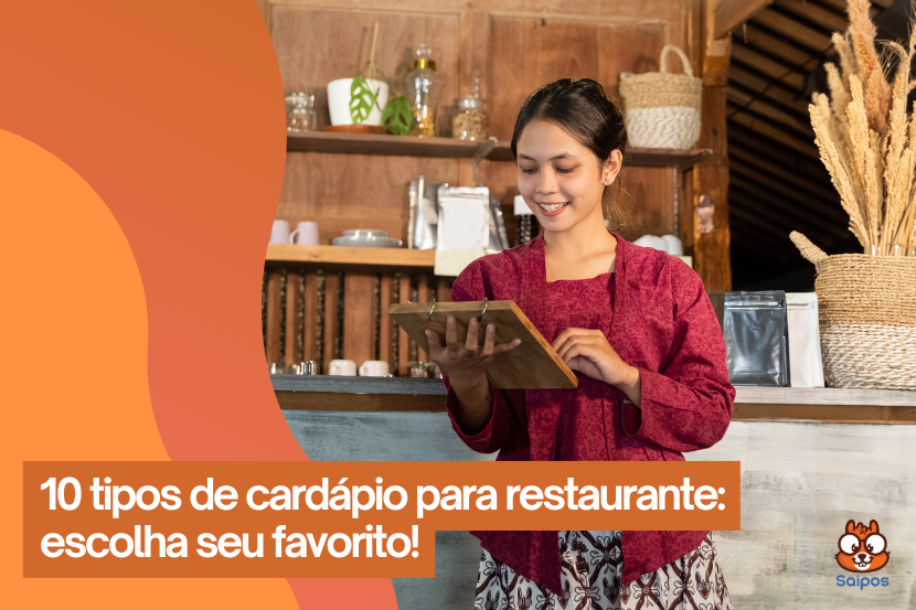 tipos de cardapio para restaurante