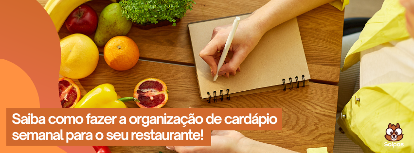 Capa personalizada organização semanal