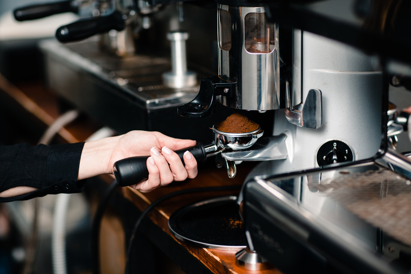 maquina de fazer cafe espresso para cafeteria bistro