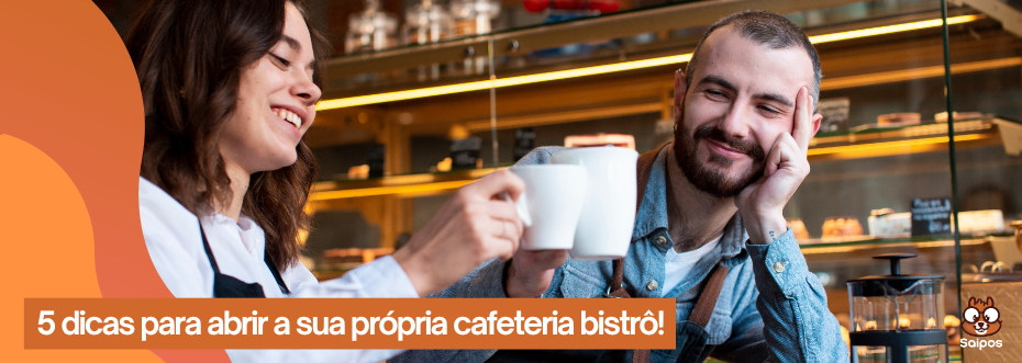 casal tomando cafe juntos como montar um cafe bistro