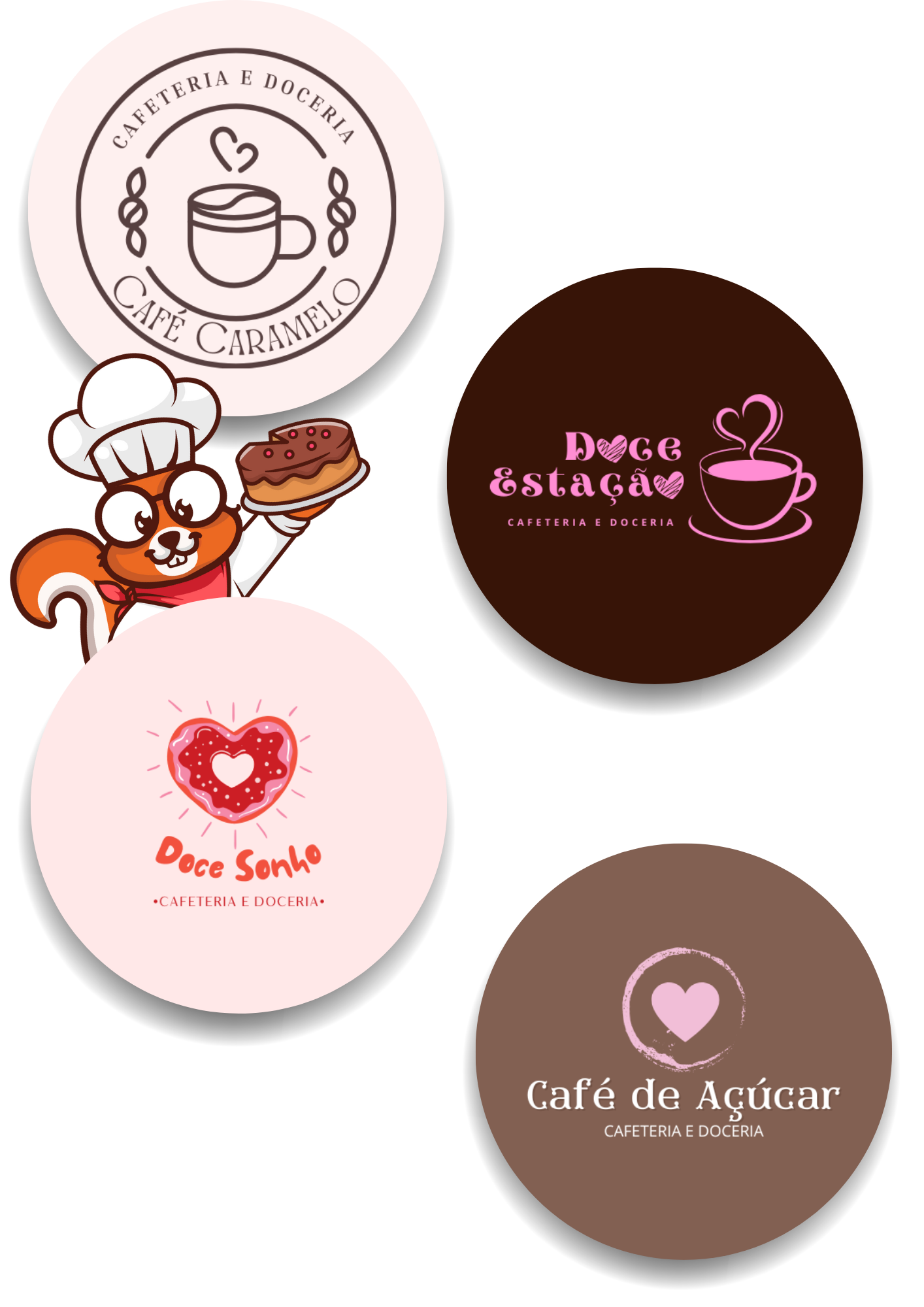 Nomes para cafeteria e doceria