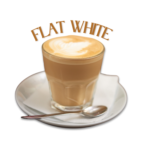 bebidas de cafeterias flat white