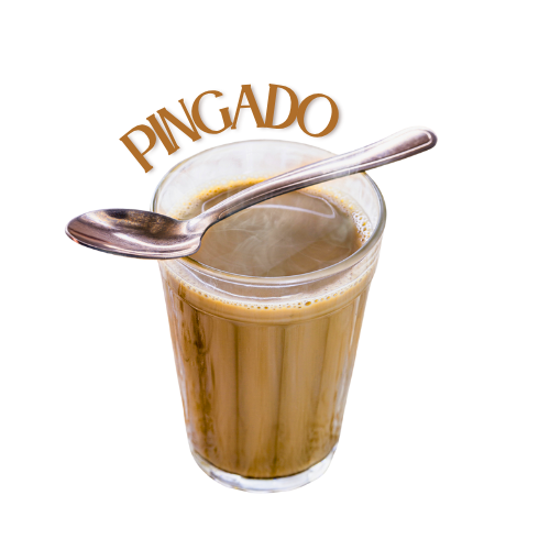 bebidas de cafeteria pingado