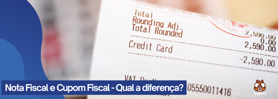 nota fiscal e cupom fiscal