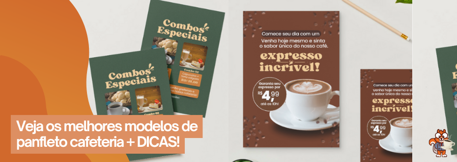 modelos de panfleto cafeteria