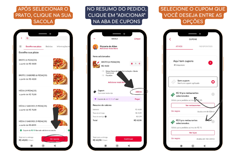 como usar cupom ifood