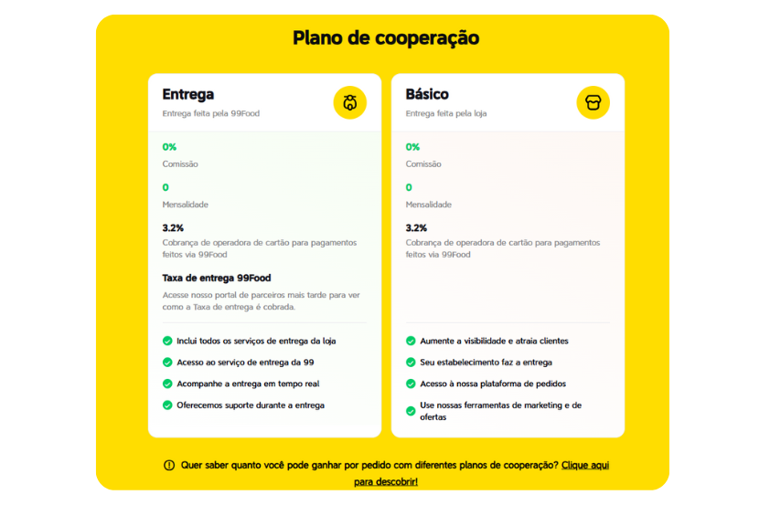 suporte 99 food - SAIPOS