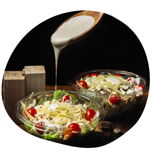 salada ceaser no pote SAIPOS