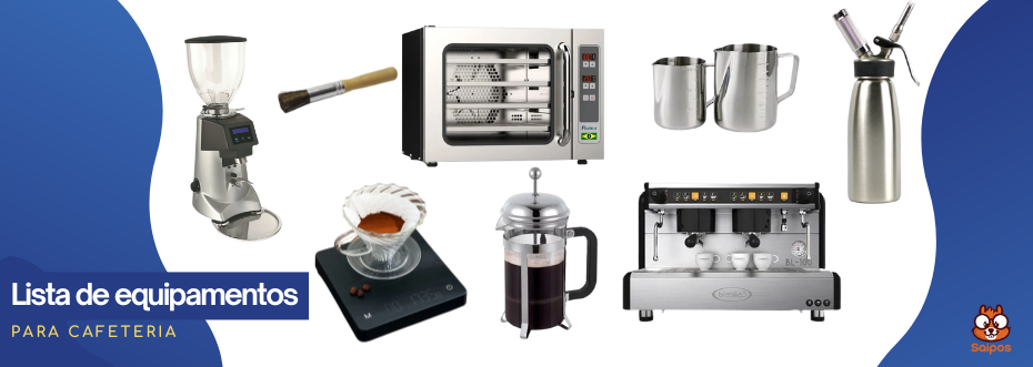 equipamentos para cafeteria