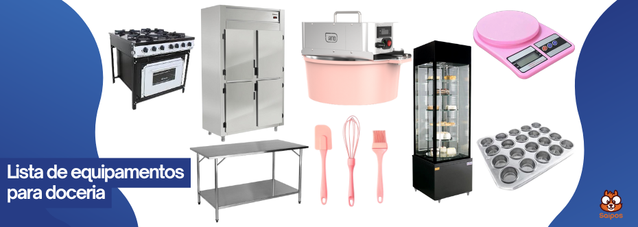 equipamentos para doceria