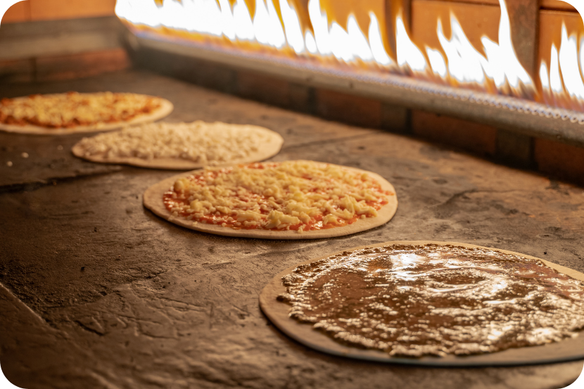 forno de pizza a gas