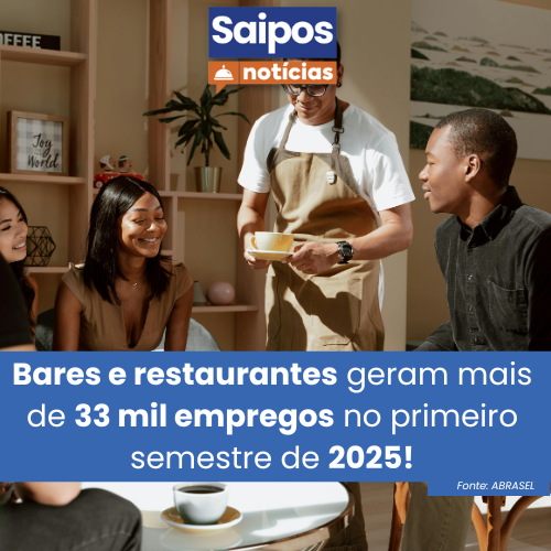 Cresce o número de pessoas trabalhando no setor de alimentação