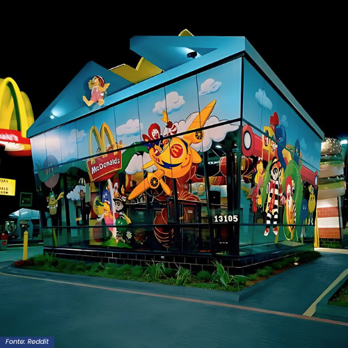 mcdonalds dallas texas em formato de mclanche feliz os 6 restaurantes mais inusitados do McDonald’s