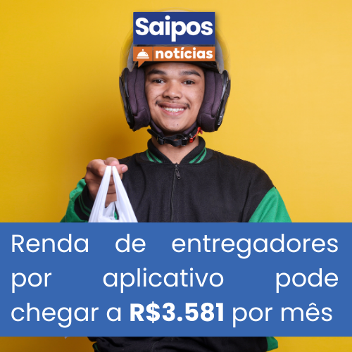 entregador de aplicativo brasil SAIPOS