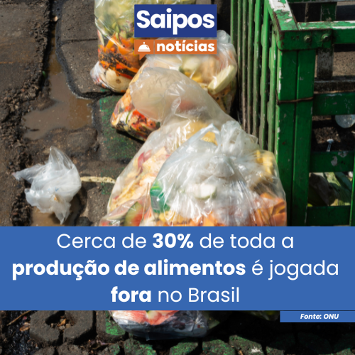 Brasil desperdício de comida