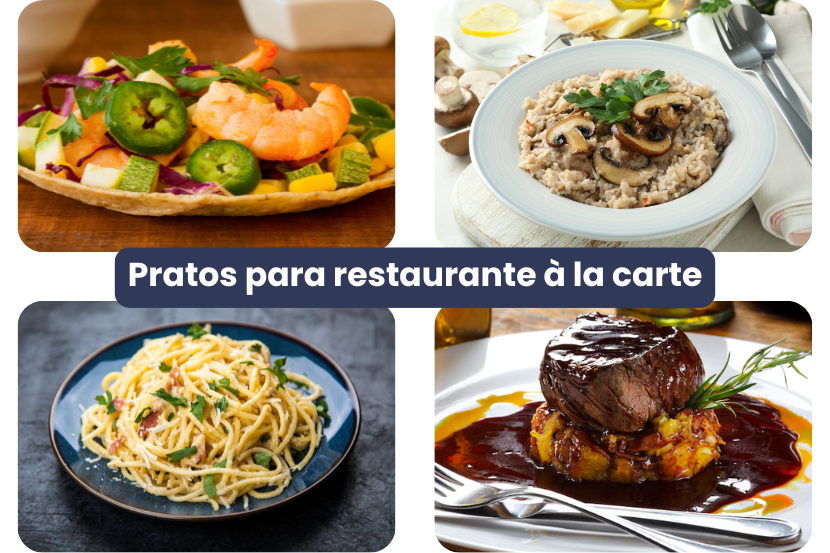 pratos diferentes para restaurante