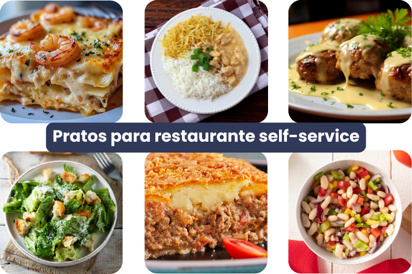pratos baratos para restaurante