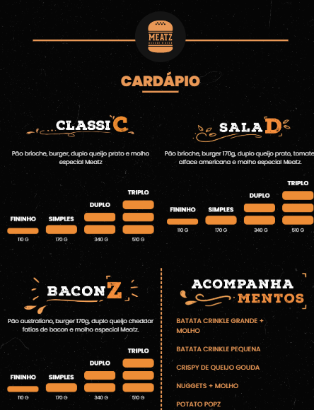como aumentar as vendas da hamburgueria - cardapio meatz SAIPOS