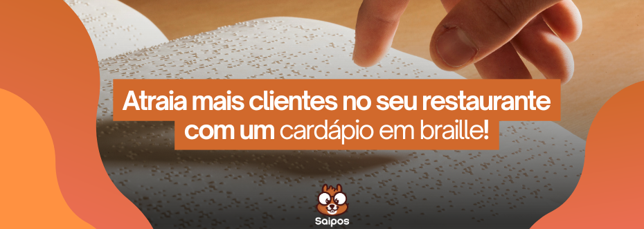 atraia mais clientes com um cardápio em braille