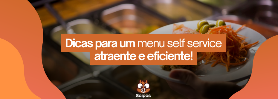 banner de conteúdo dicas para um menu self service