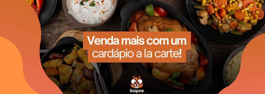 venda mais com um cardapio a la carte