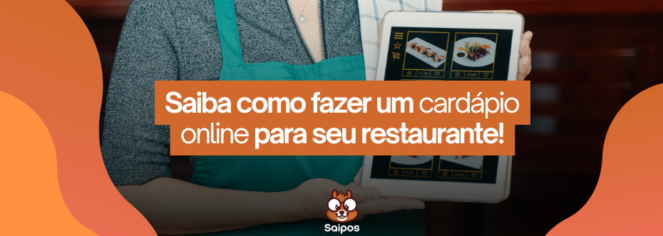 saiba como fazer cardapio online para restaurante