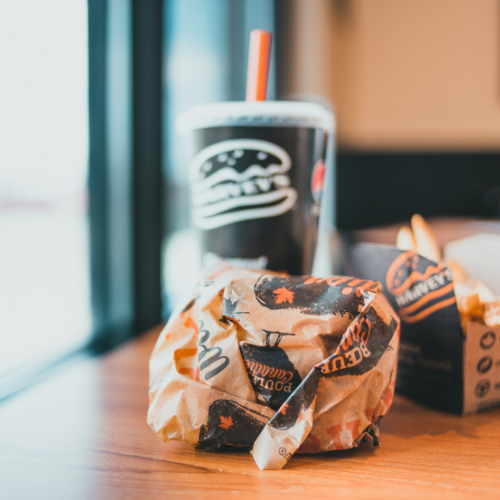 embalagem para hambúrguer de papel