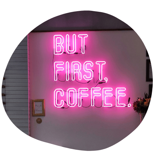 frase cafeteria​ para copo de café