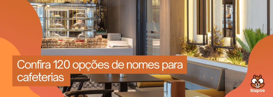 nomes para cafeteria mostrando em uma facha de cafeteria