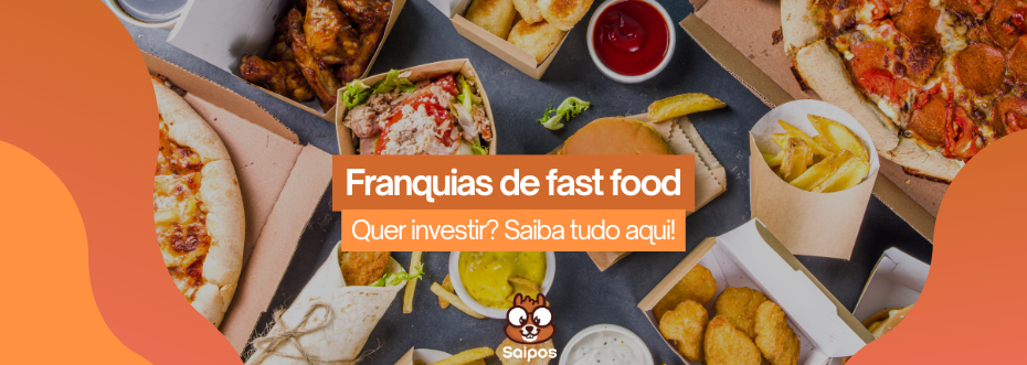 Variedade de pratos de fast food, incluindo pizzas, batatas fritas, salgadinhos e acompanhamentos, ideal para quem busca opções rápidas e saborosas.