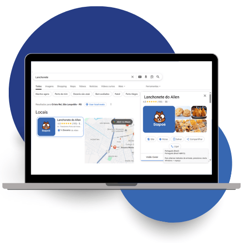 imagem de mapa de hamburguer