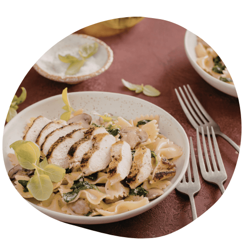 massa com grelhados SAIPOS