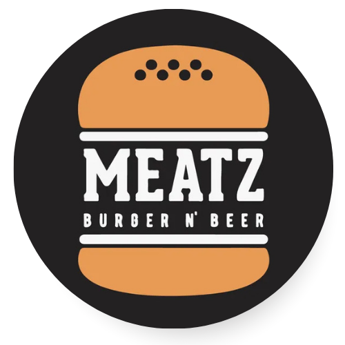 logotipo cliente saipos sistema para restaurante meatz burger n beer