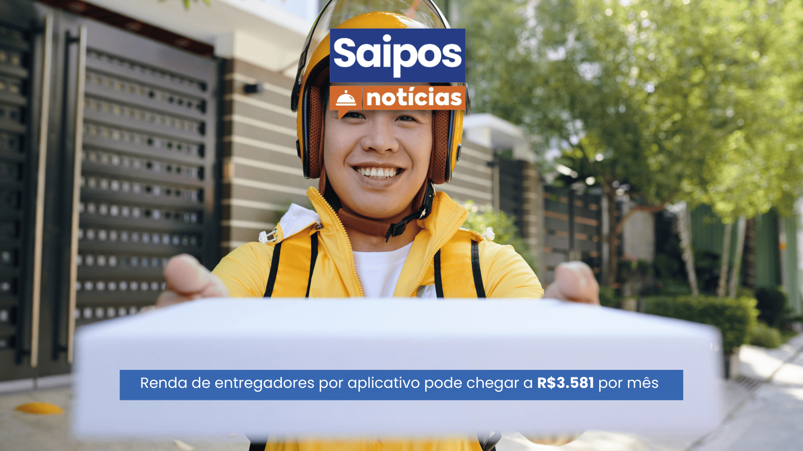 entregador de aplicativo brasil SAIPOS
