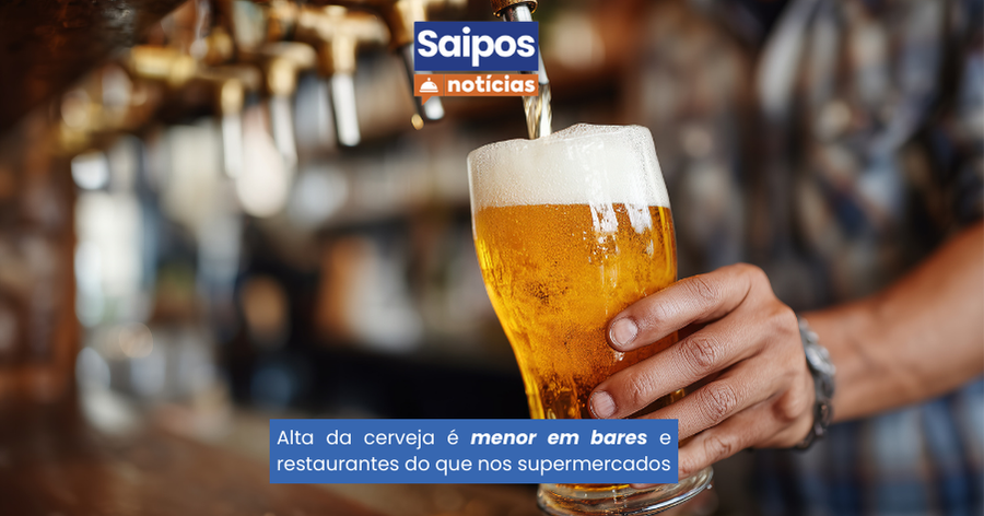 Imagem do artigo Cerveja sobe 3,13% em bares e 5,97% nos supermercados, mostra Abrasel