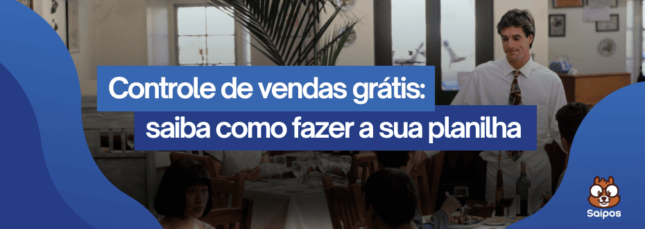 Controle de vendas grátis SAIPOS