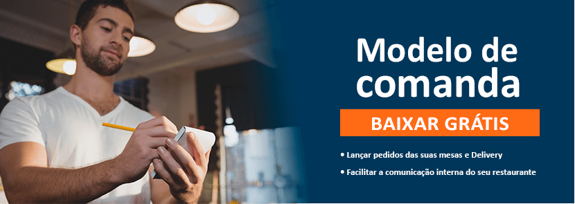 Baixe agora um modelo de comanda para seu restaurante - Sistema para Restaurante Saipos