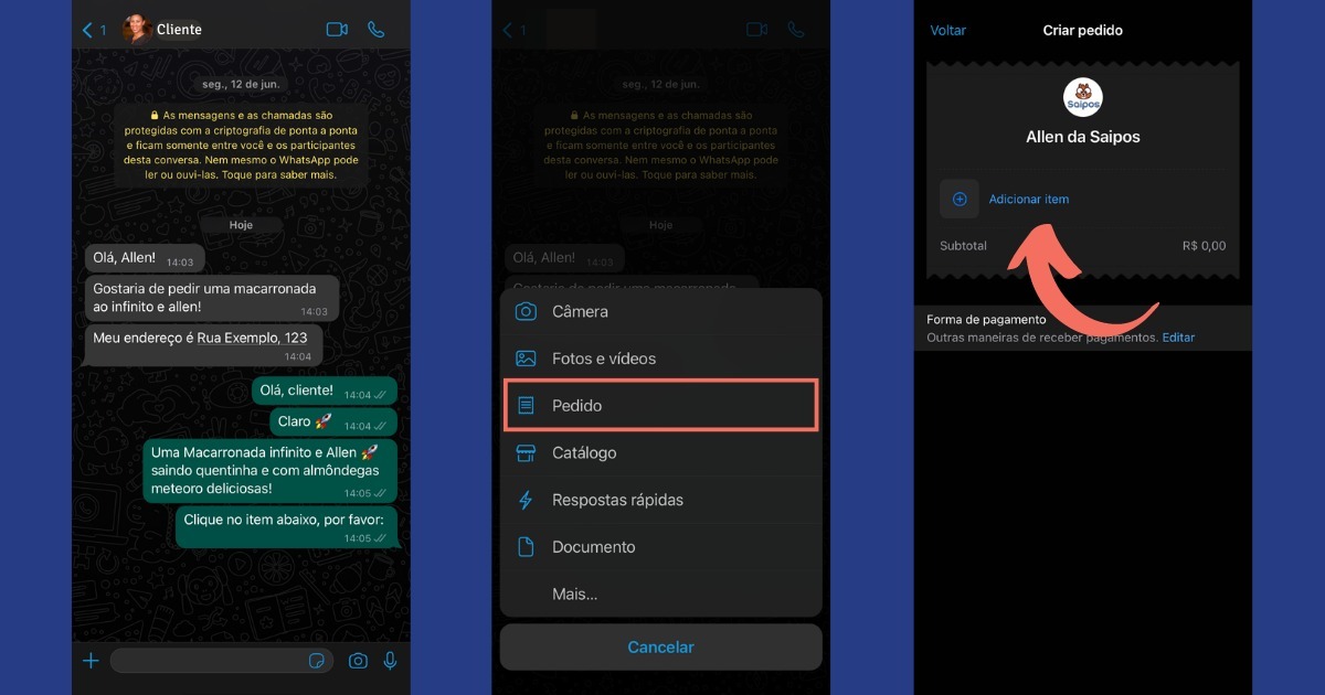 Como fazer cardápio digital para WhatsApp Tutorial - Saipos sistema para restaurante