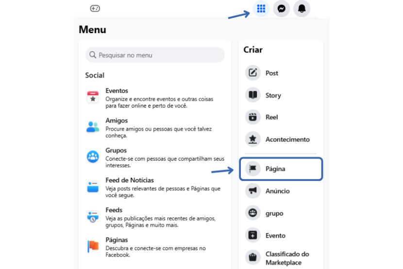 como criar perfil de restaurante no facebook